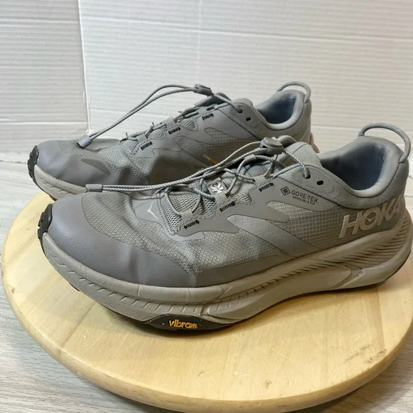 Hoka Transport GTX Men’s Size US 11.5 D Waterproof Gore- Tex Gray Sneakers - Picture 3 of 10